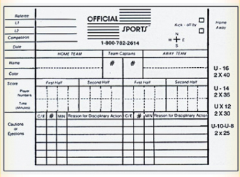 White Report Forms